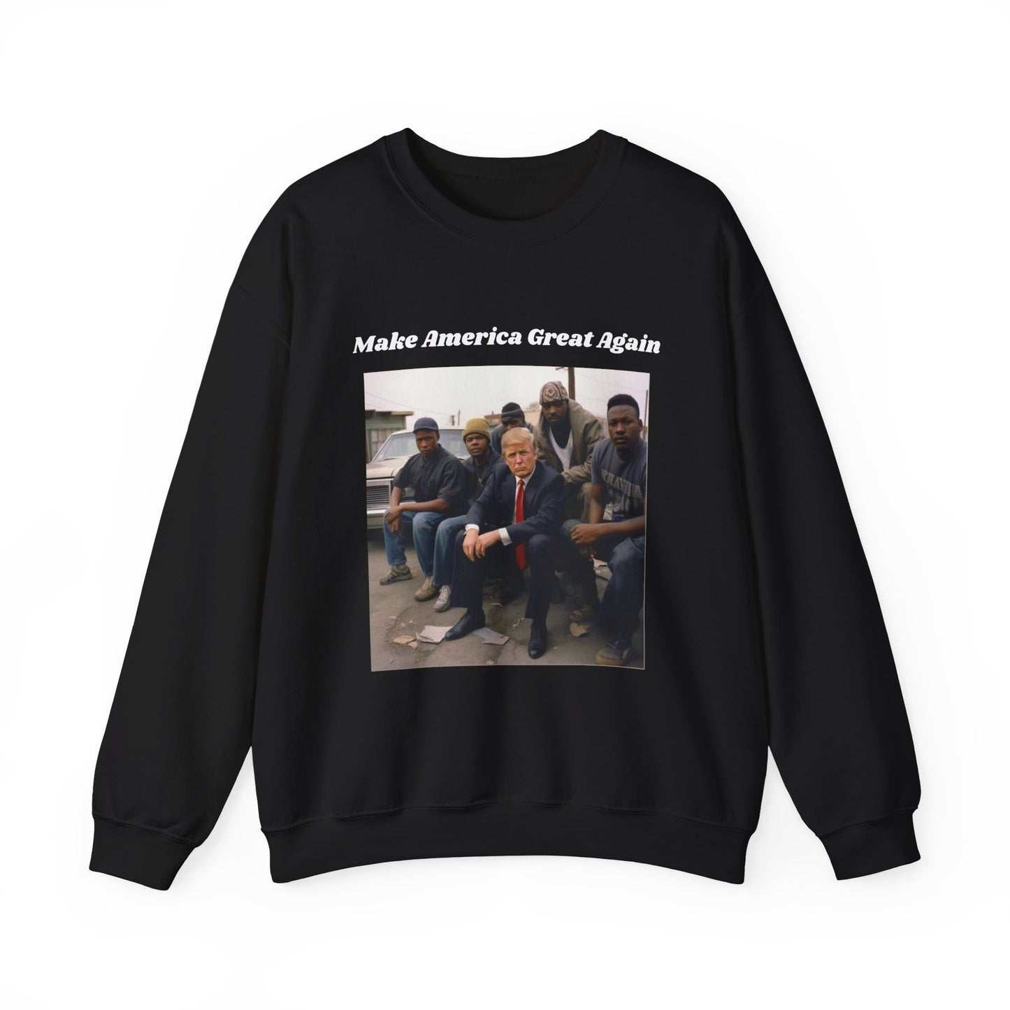 VoteMaxxing Signature Trump Icon Sweatshirt "Menace"