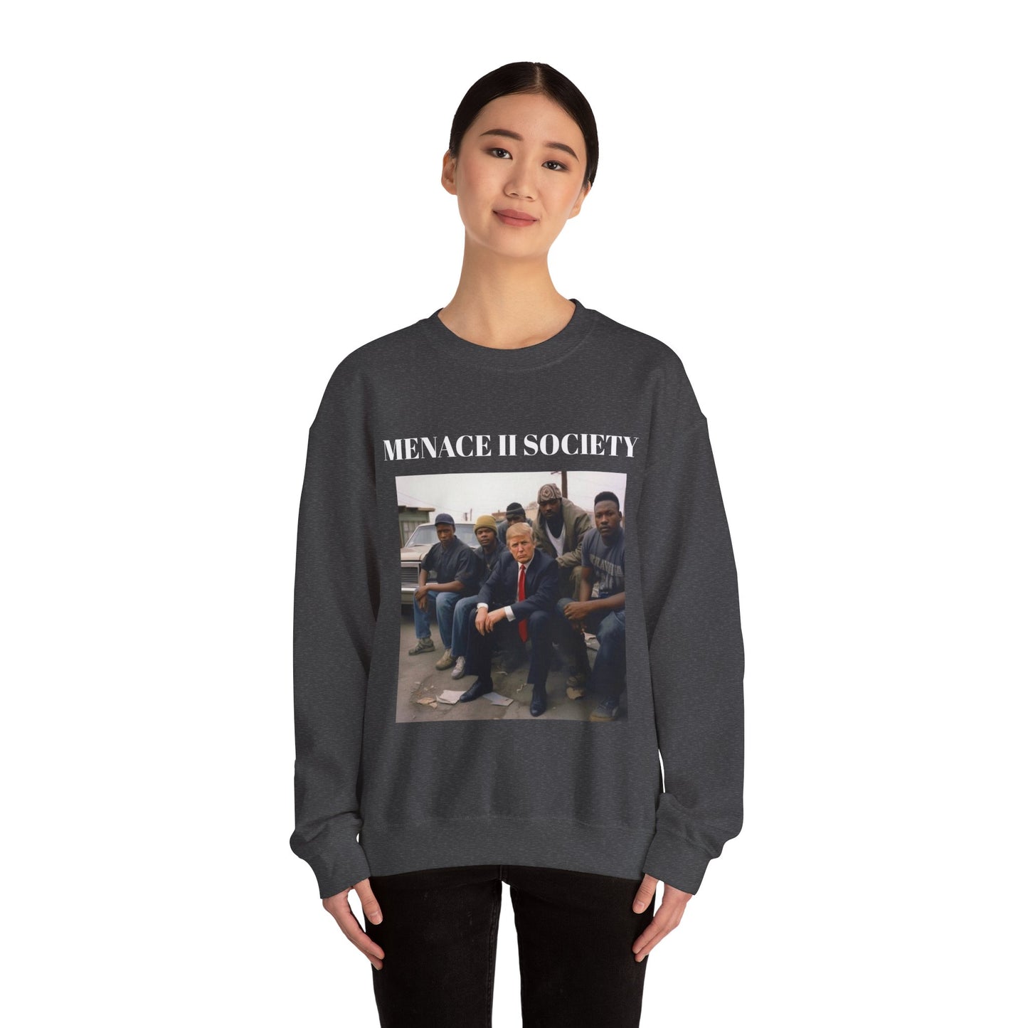 VoteMaxxing Signature Trump Icon Sweatshirt "Menace" Alternate Version