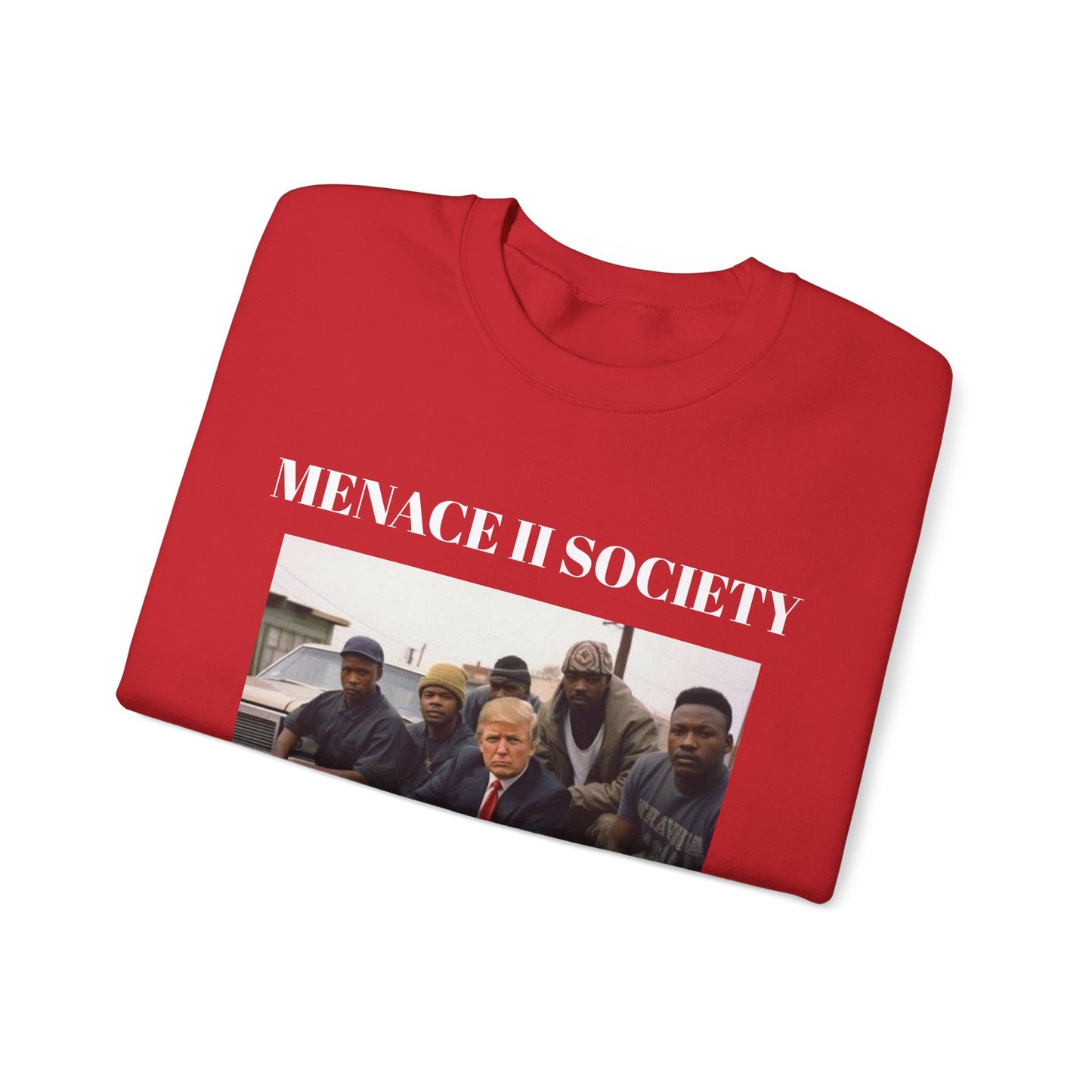 VoteMaxxing Signature Trump Icon Sweatshirt "Menace" Alternate Version