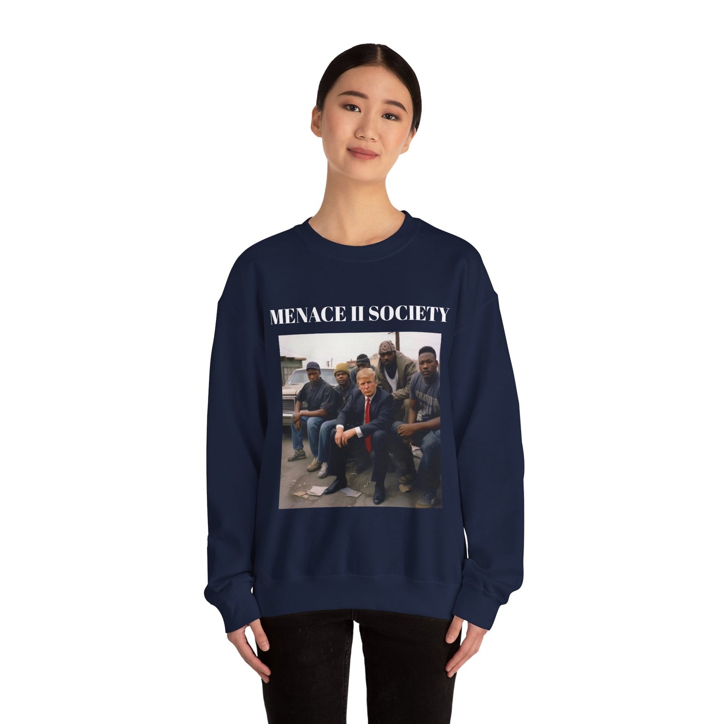 VoteMaxxing Signature Trump Icon Sweatshirt "Menace" Alternate Version