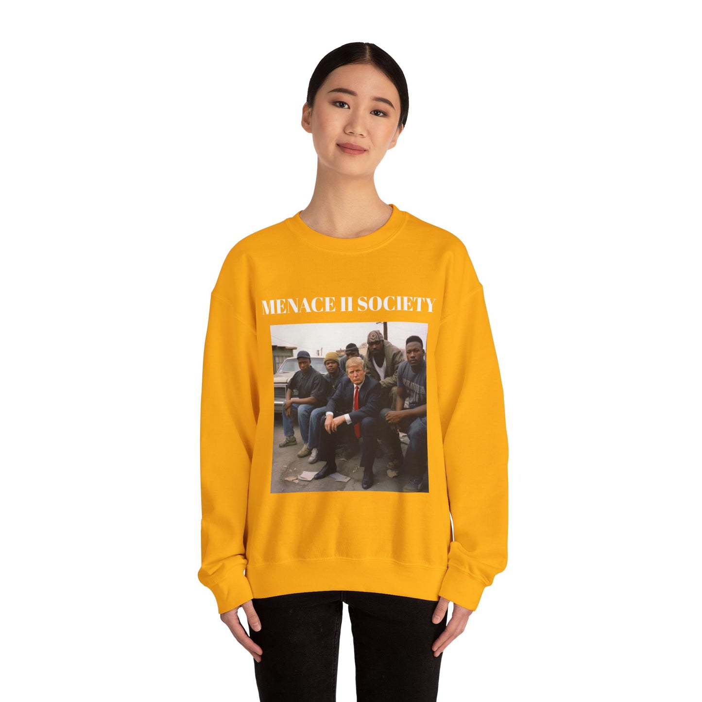 VoteMaxxing Signature Trump Icon Sweatshirt "Menace" Alternate Version