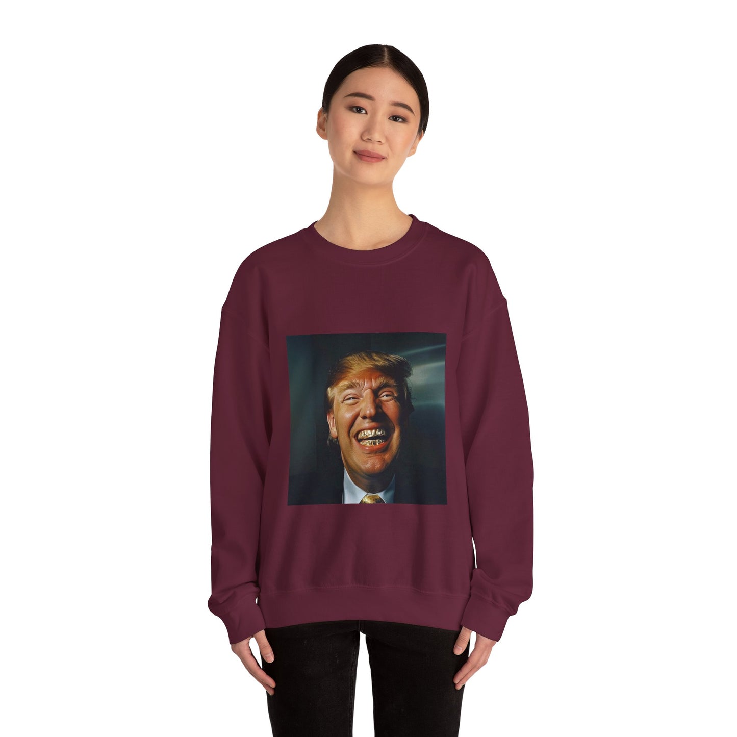 VoteMaxxing Signature Trump Icon Sweatshirt "Grills" (NO WORDING)