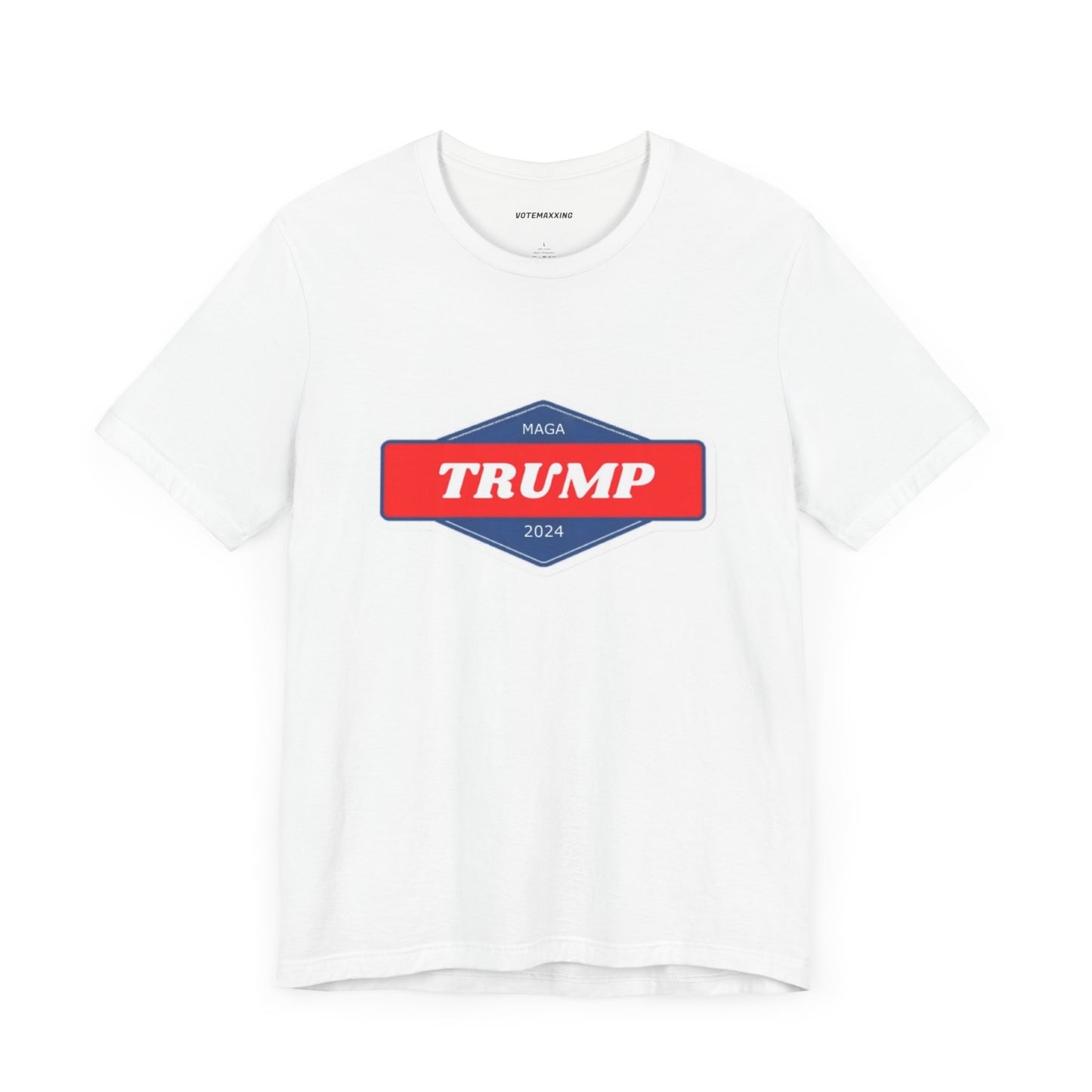 VoteMaxxing TrumpyDad Big Logo Gift Graphic Trump 2024 Funny Tee