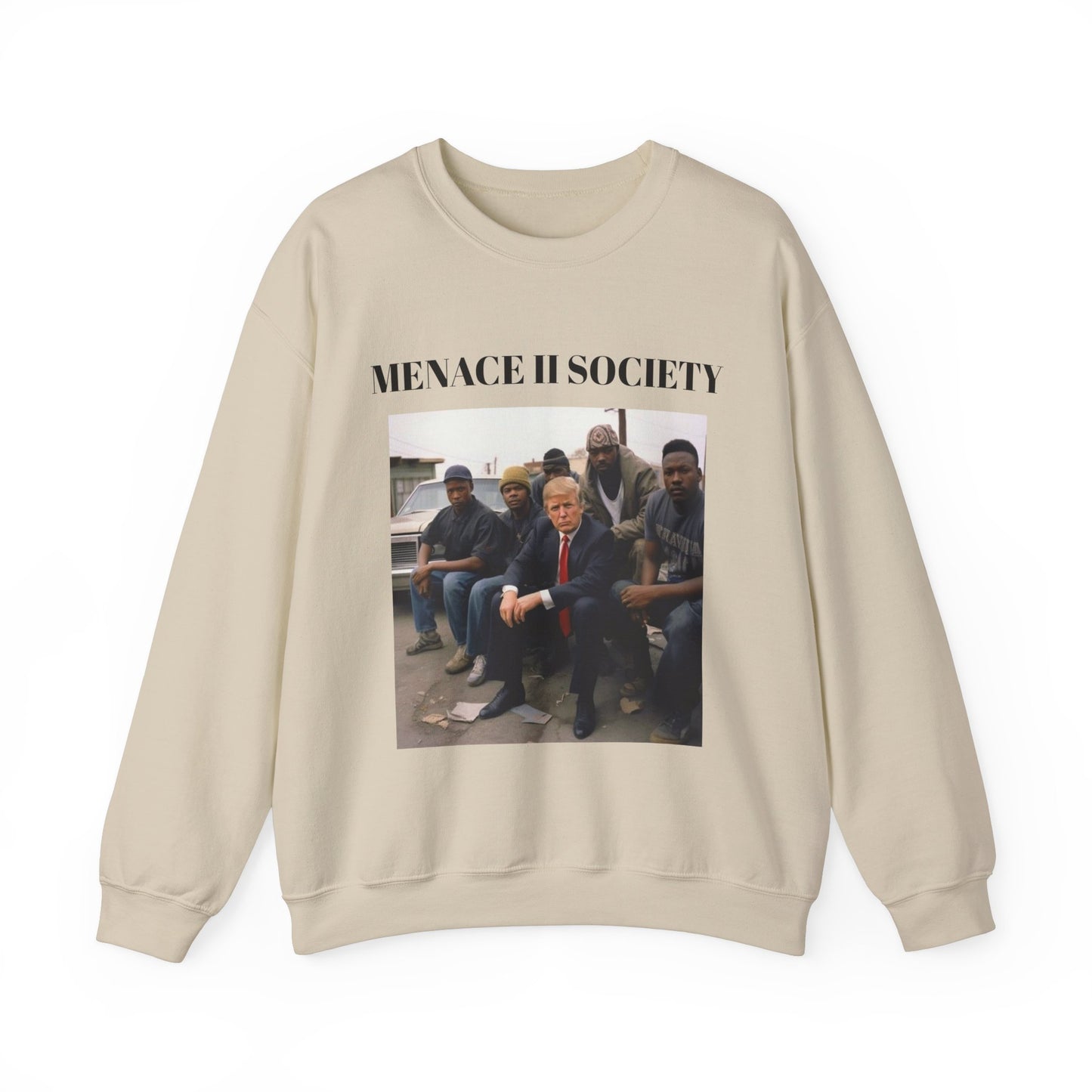 VoteMaxxing Signature Trump Icon Sweatshirt "Menace" Alternate Version