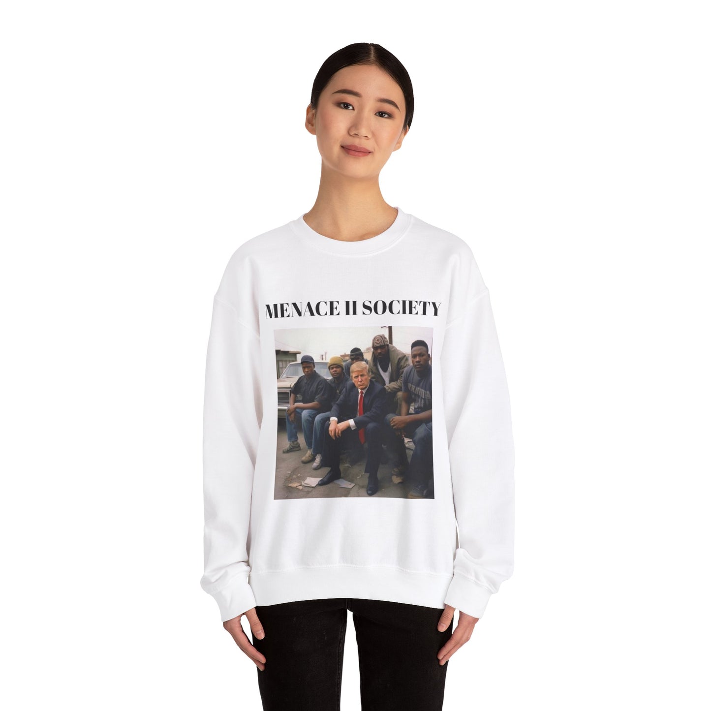 VoteMaxxing Signature Trump Icon Sweatshirt "Menace" Alternate Version