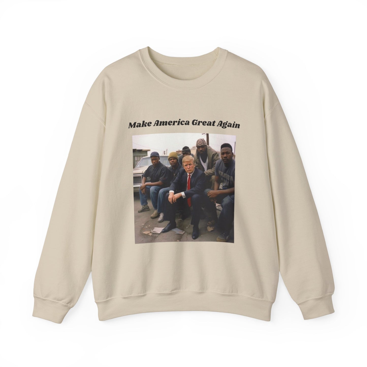 VoteMaxxing Signature Trump Icon Sweatshirt "Menace"