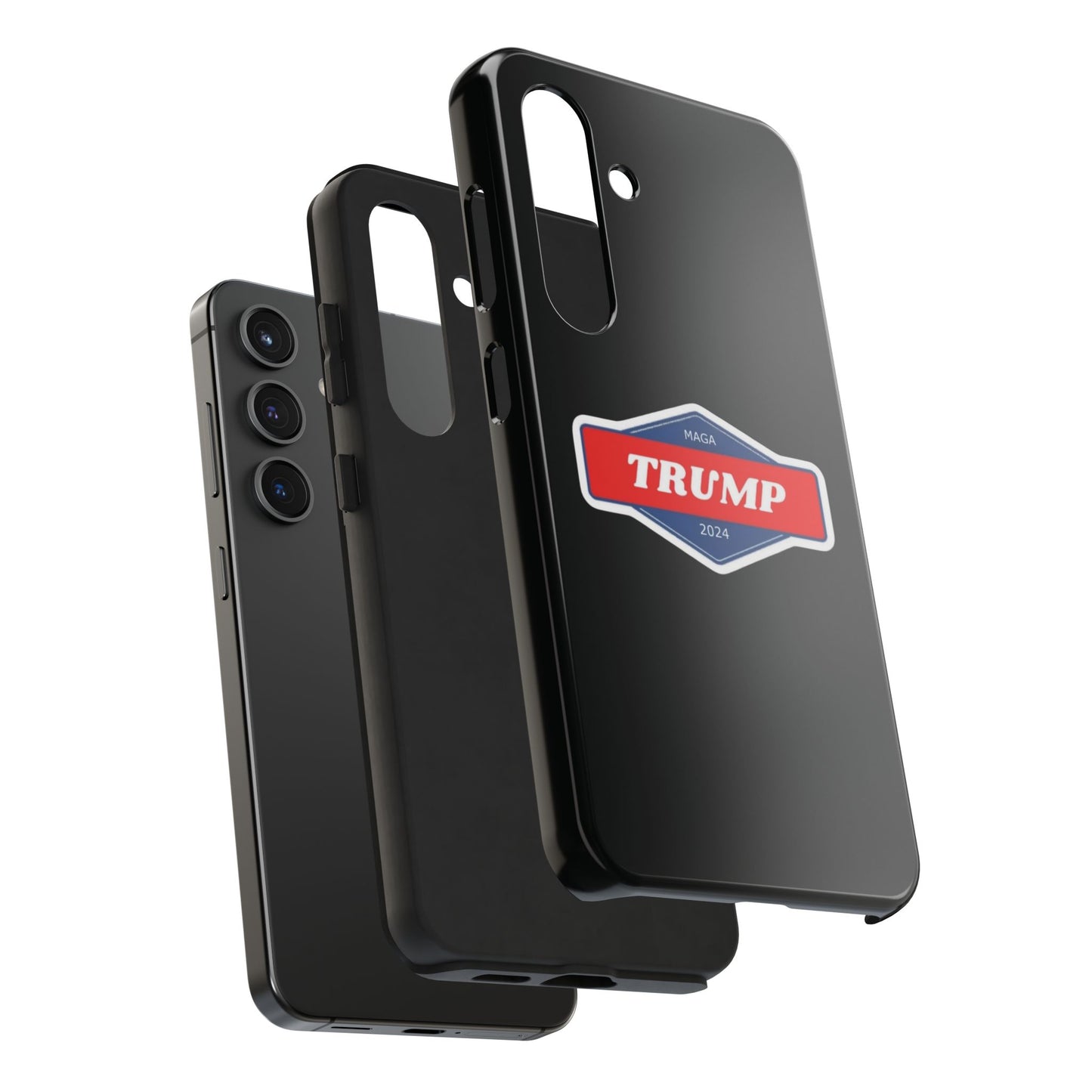 VoteMaxxing TrumpyDad Phone Case Gift Trump 2024 for Newer iPhone/Samsung Models (BLACK)