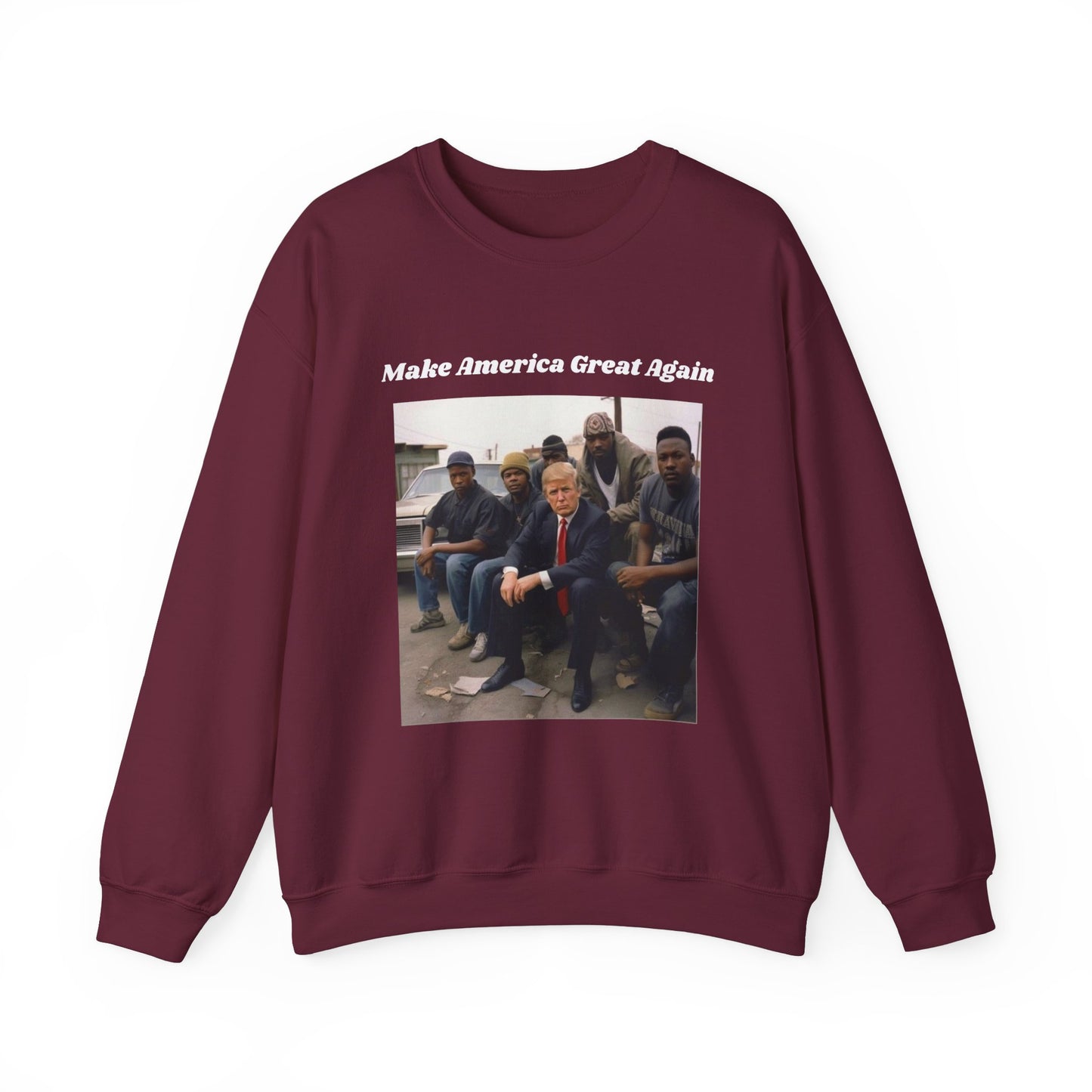 VoteMaxxing Signature Trump Icon Sweatshirt "Menace"