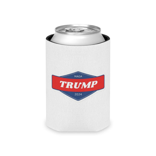 VoteMaxxing TrumpyDad 2024 Gift Drink Cooler for 12oz Slim and Normal Cans (WHITE)