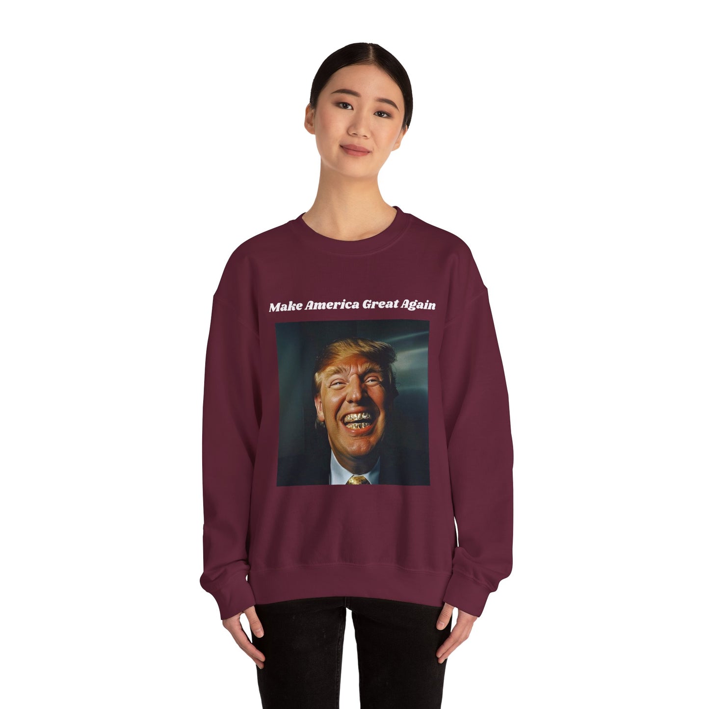 VoteMaxxing Signature Trump Icon Sweatshirt "Grills"